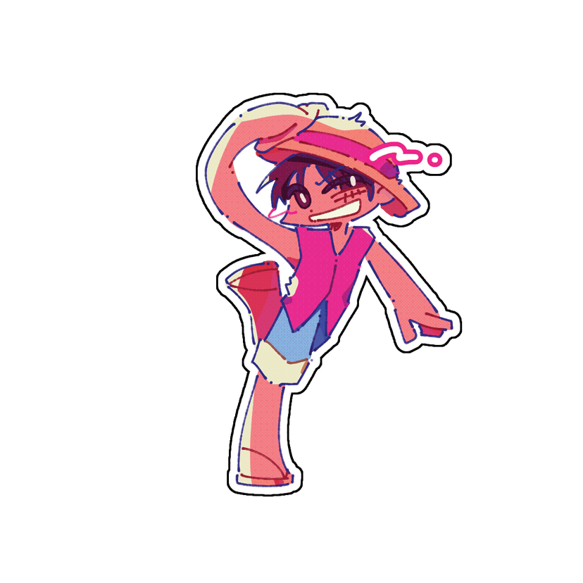 LUFFY STICKER