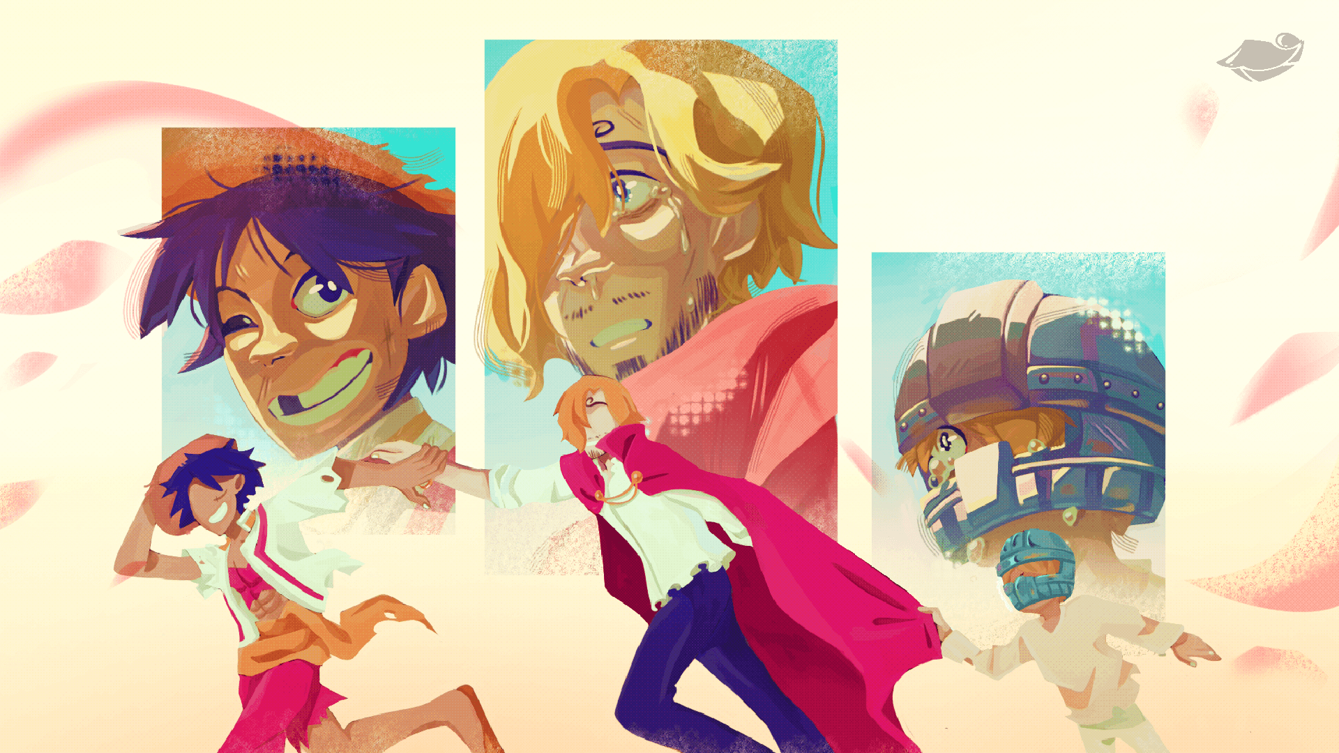 LUFFY AND SANJI FANART